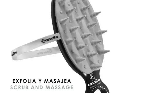 Casalfe Cepillo Exfoliante Y Masajeante Negro