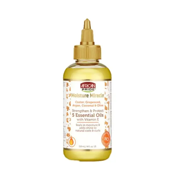 African Pride Moisture Miracle 5 Essential Oil 118ml - Imagen 1