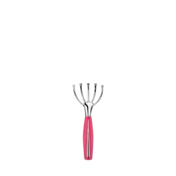 Puffcuff Sensitive Scalp Vibrating Massager in Pink and Chrome - Imagen 1