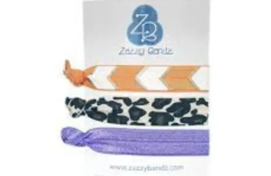 Zazzy Bandz Cintas Naranja-Leopardo-Morado