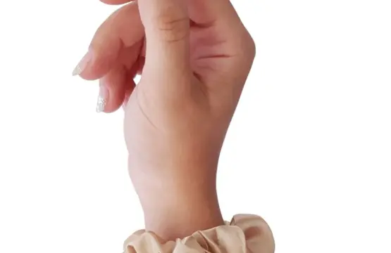 Soulta Scrunchie de Satén Oro
