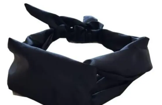 Soulta Turbante de Satén Negro