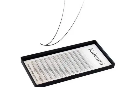 Extensión De Pestañas 2d Largo 12mm Grosor 0.07