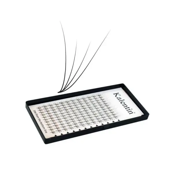 Extensión De Pestañas 4d Largo 12mm Grosor 0.07 - Imagen 1