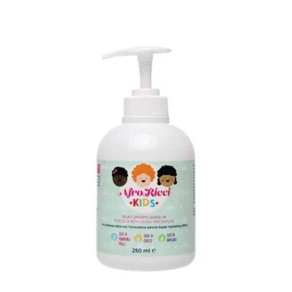 AfroRicci Kids Gocce Di Seta Senza Risciacquo 250ml - Imagen 1