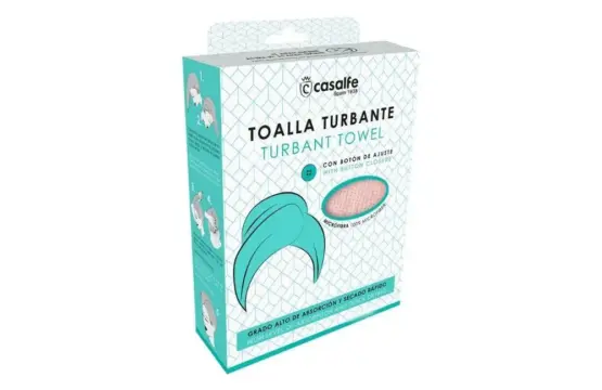 Casalfe Toalla Turbante de microfibra