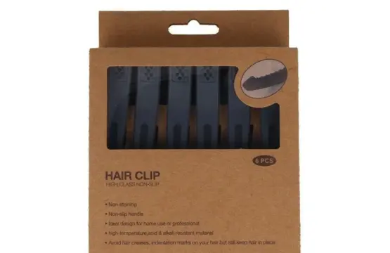 Pinzas Gris Antideslizante 6uds