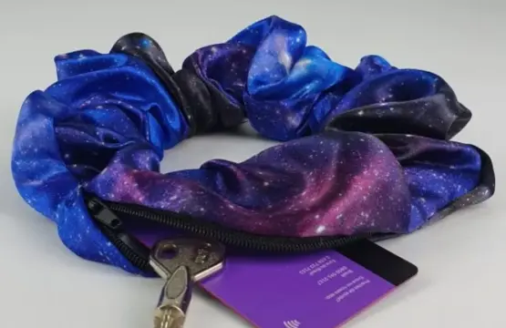 Soulta Scrunchie Secret de Satén Galaxia
