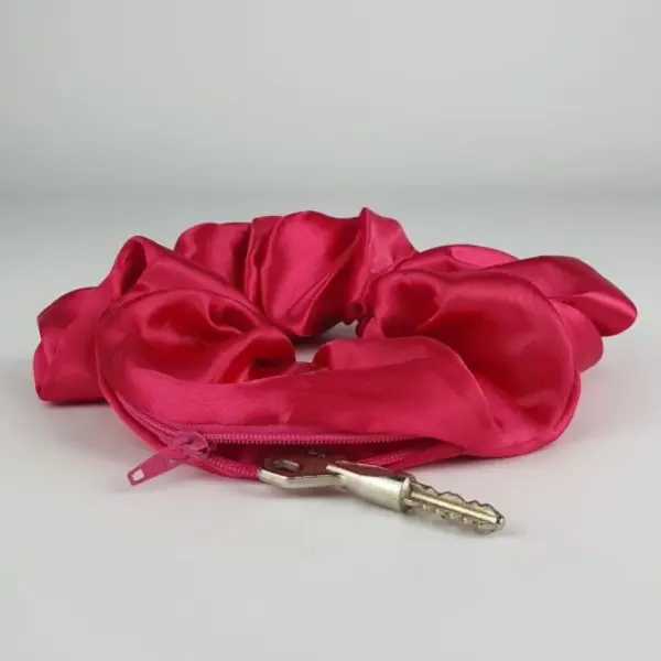 Soulta Scrunchie Secret de Satén Rosa - Imagen 1