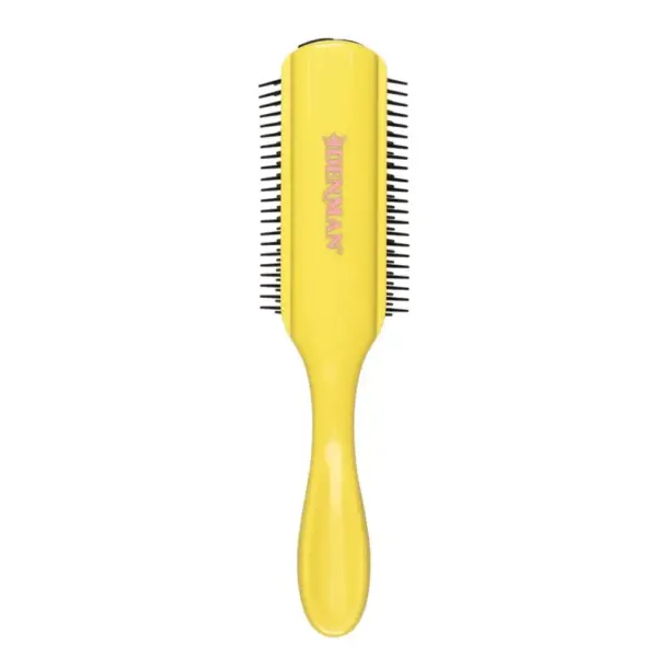 Denman Cepillo D4 Styler Amarillo Honolulu 9 Hileras - Imagen 2