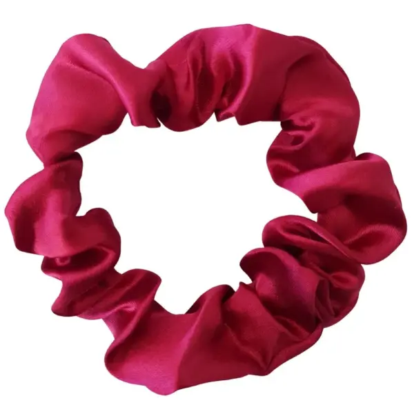 Soulta Scrunchie de Satén Burdeos - Imagen 2
