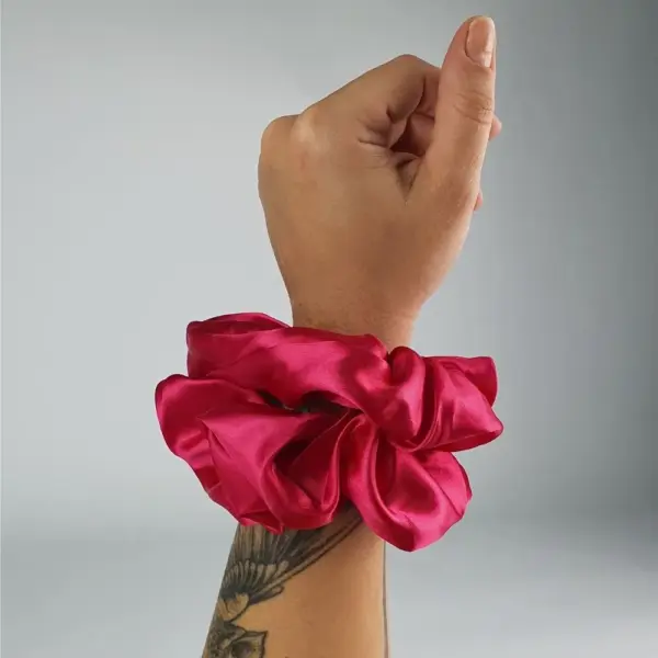 Soulta Scrunchie Secret de Satén Rosa - Imagen 2