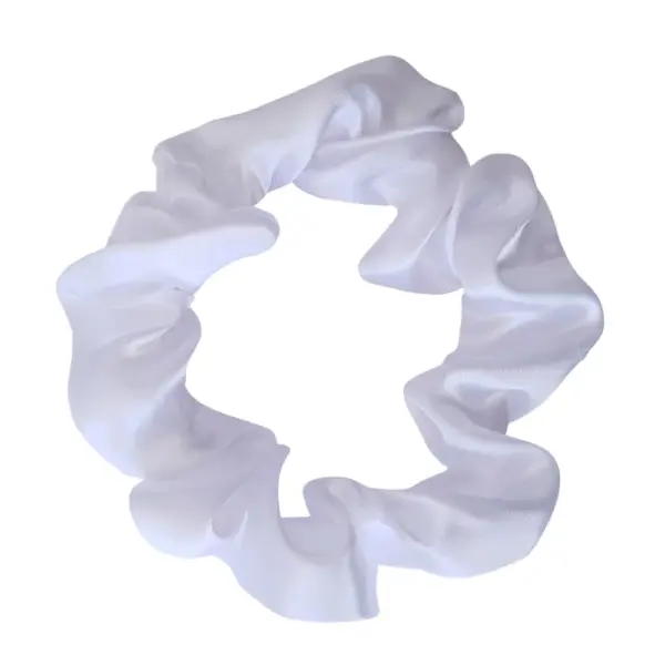 Soulta Scrunchie de Satén Blanco - Imagen 3