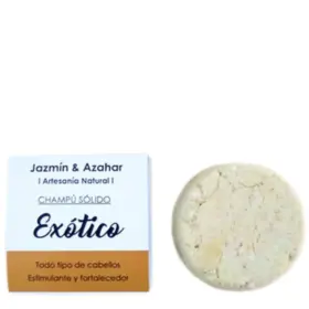 Jazmín and Azahar Champú Sólido Exótico, Estimulante y Fortalecedor 100g