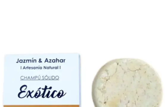 Jazmín and Azahar Champú Sólido Exótico, Estimulante y Fortalecedor 100g