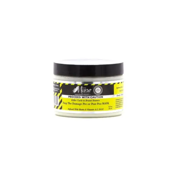 The Mane Choice Proceed With Caution Stop The Damage Pre or Post Poo Mask 340g - Imagen 1