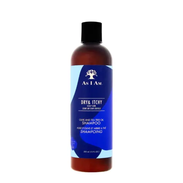 AS I AM Dry and Itchy Tea Tree Oil Champú 355ml - Imagen 1