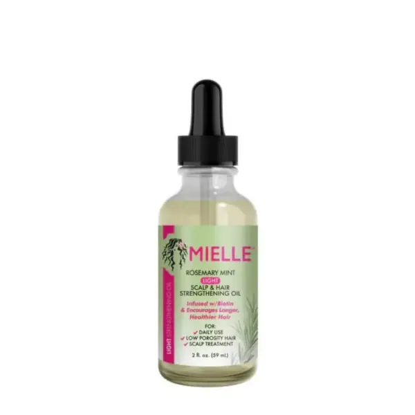 Mielle Organics Rosemary Mint Light Scalp and Hair Strengthening Oil 59ml - Imagen 1