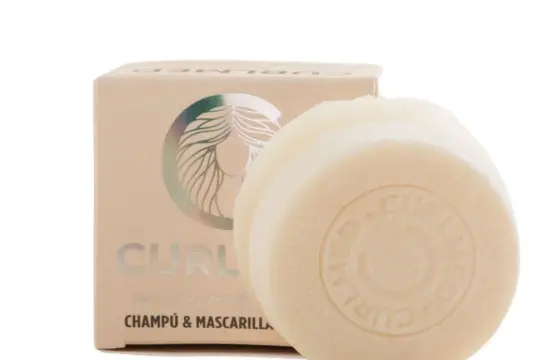 CurlMed Champú + Mascarilla Sólido Proteínas Todo Tipo de Cabellos 70g