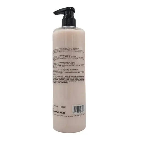 K89 Profesional Curly Hair Cowash Conditioner 500ml - Imagen 2