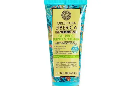 Natura Sibérica Oblepikha Gel Rizos Definidos con Hidrolato de Espino Amarillo Orgánico 200ml