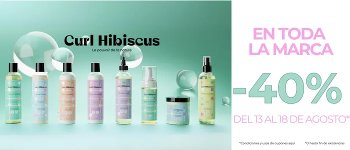 40% CURL HIBISCUS CUPONES_