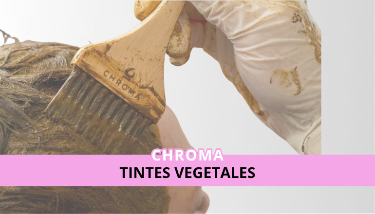 tinte vegetal chrorma para cubrir canas y dar brillo al cabello