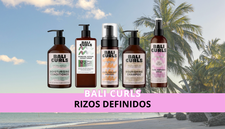 Bali curls marca de poductos capilares aptos para el método curly qu ayudan a tener unos Rizos definidos