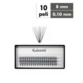 Kalentin Extensiones De Pestañas En Mechones 10 Pelos 0,10 8mm