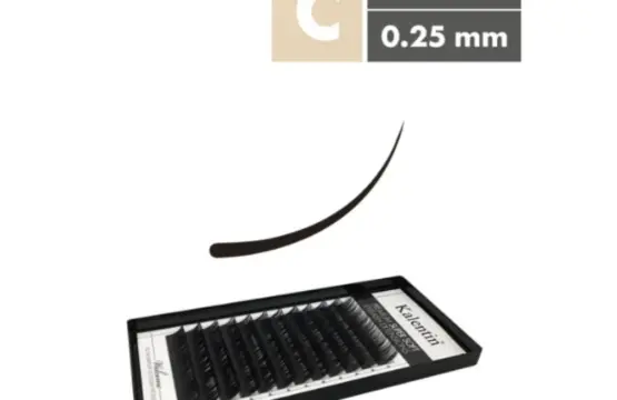 Kalentin Extensiones De Pestañas Clásicas Curva C 0,25 13mm