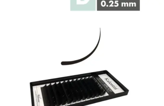 Kalentin Extensiones De Pestañas Clásicas D Curl 025 12mm