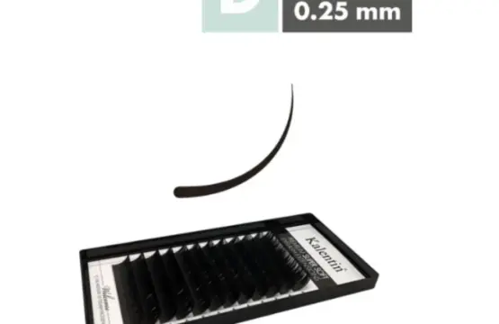 Kalentin Extensiones De Pestañas Clásicas D Curl 025 11mm