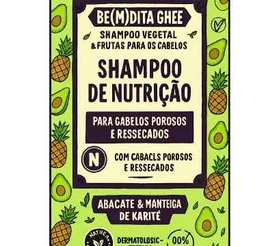 Muestra Lola Cosmetics Be(M)dita Ghee Champú Nutrição Abacaxi E Manteiga De Bacuri 10ml