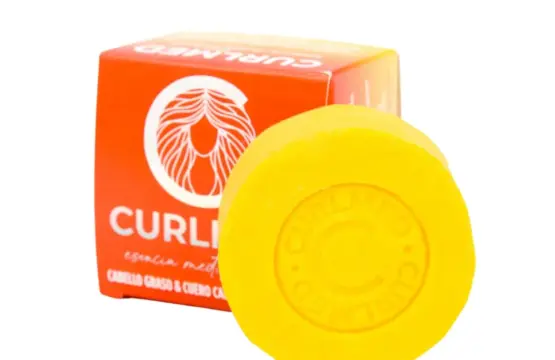 CurlMed Champú Sólido Cabello Graso y Cuero Cabelludo Sensible 80g